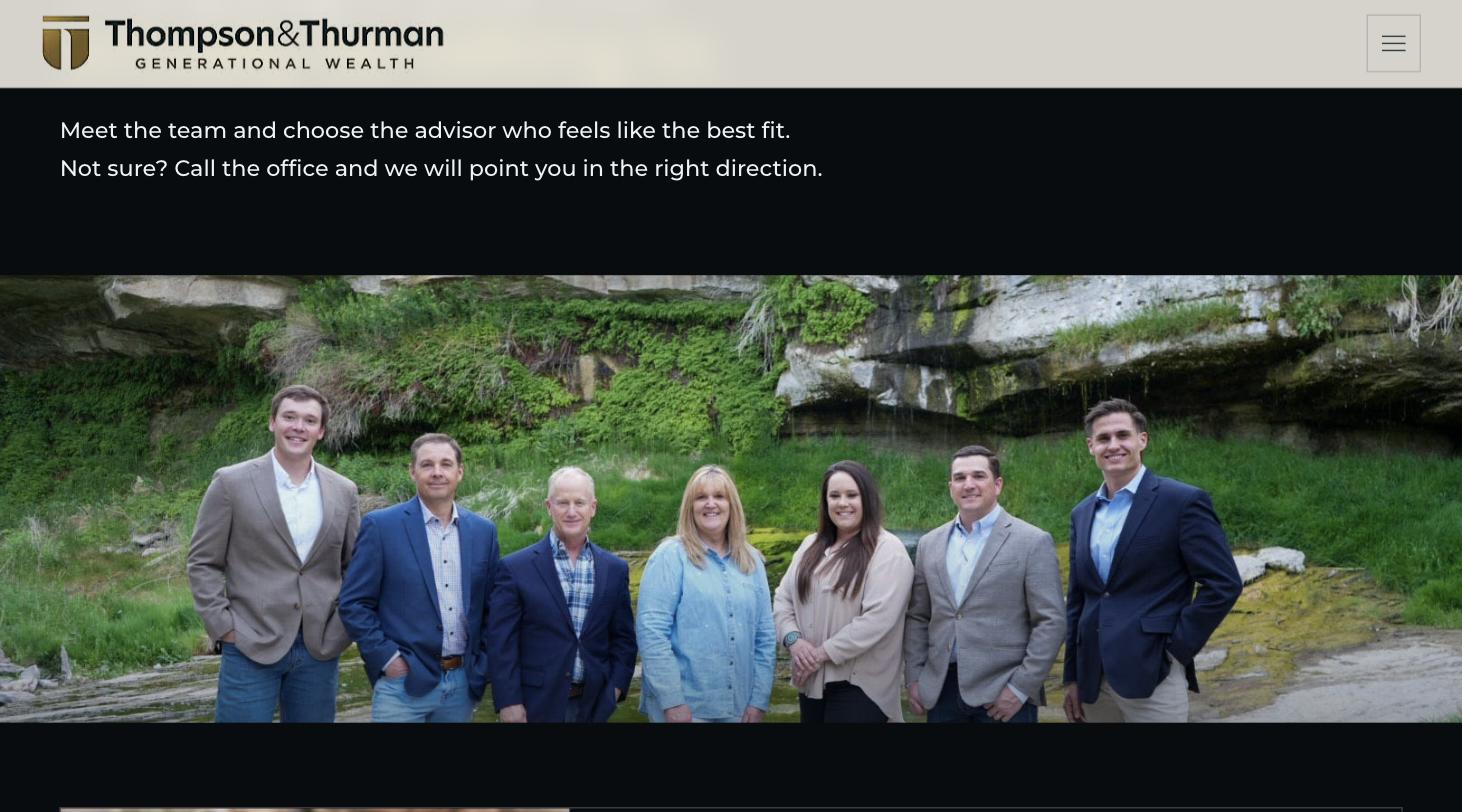 Thompson & Thurman our team page